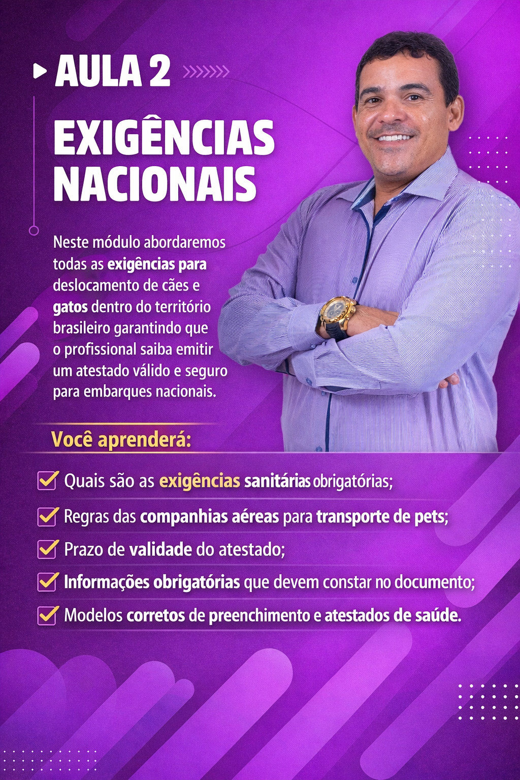 Exigências nacionais para viagem com pets